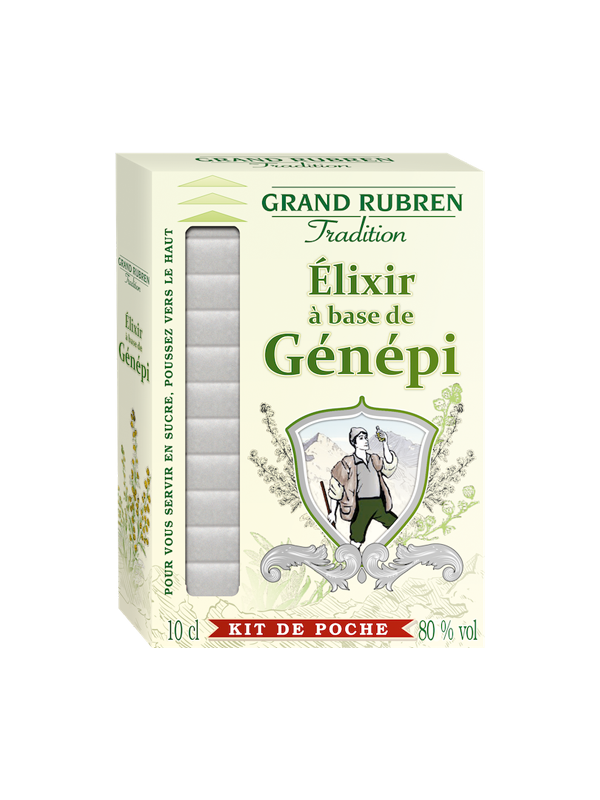 Flask of Génépi des Alpes Brins - Grand Rubren